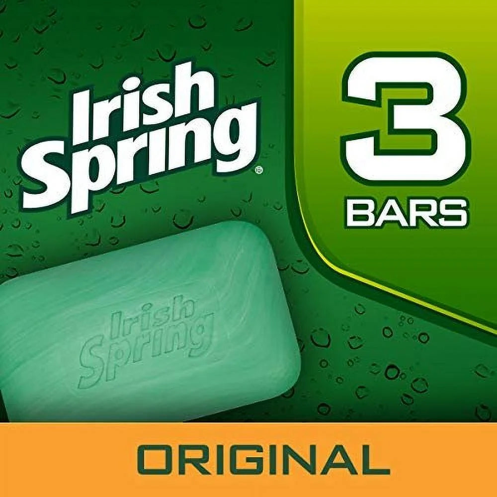 Irish Spring Original Deodorant Soap, 3 Count